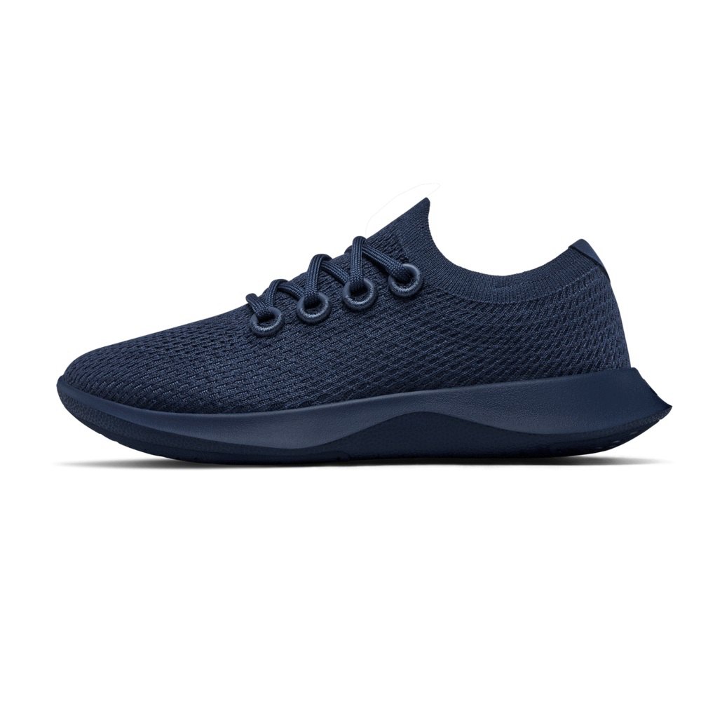 Allbirds Men\'s Tree Dashers - Running Shoes Navy - UCK586793